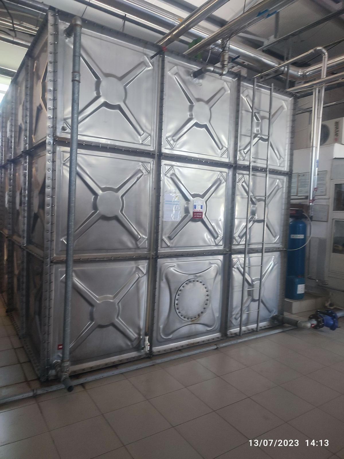 Modüler su deposu Ankara paslanmaz ve galvaniz depo imalatı